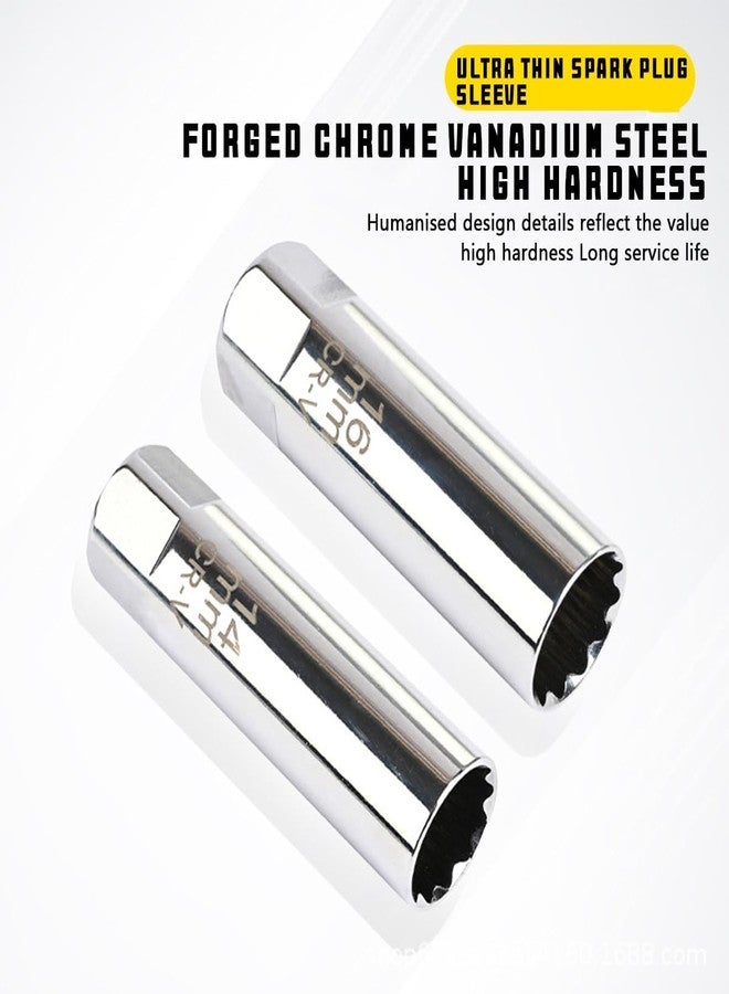 أداة إزالة شمعات الإشعال، مقاس 3/8 بوصة، مقبس شمعات إشعال 16 مم مع مغناطيس، أداة إزالة شمعات الإشعال للسيارات في حجرات المحرك الضيقة، ملحقات إصلاح السيارات الاحترافية - Image 3